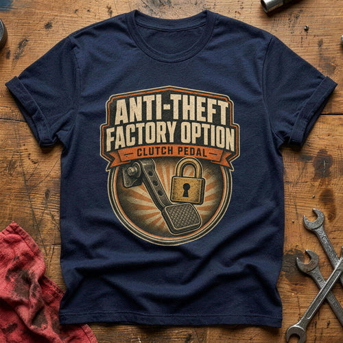 Anti-theft Factory Option T-Shirt - Navy