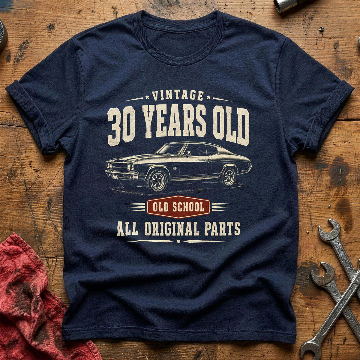 30 Original Parts T-Shirt - Navy