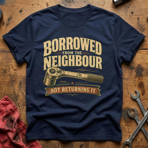 Borrowed From the Neighbour T-Shirt - Navy