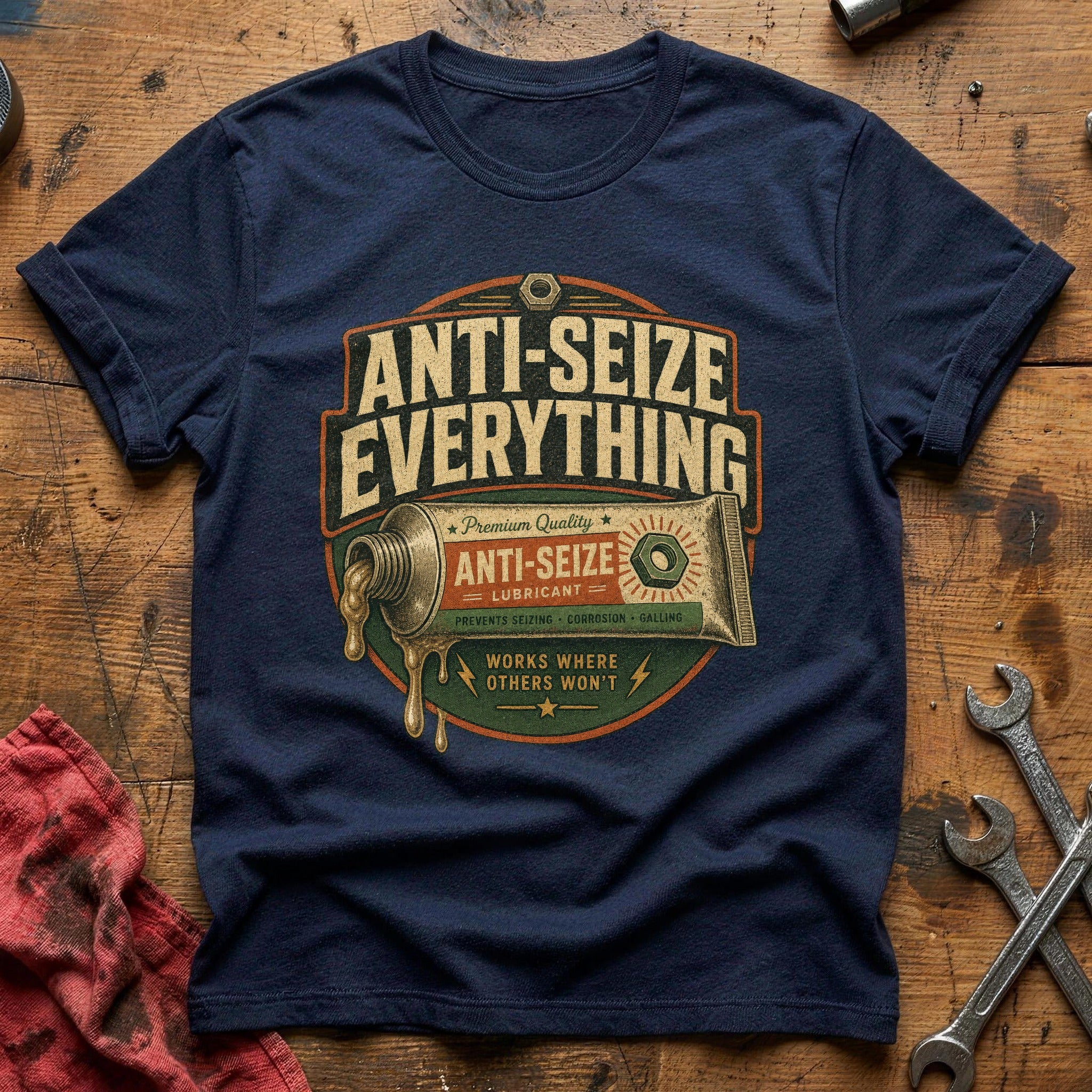 Anti-seize Everything T-Shirt - Navy