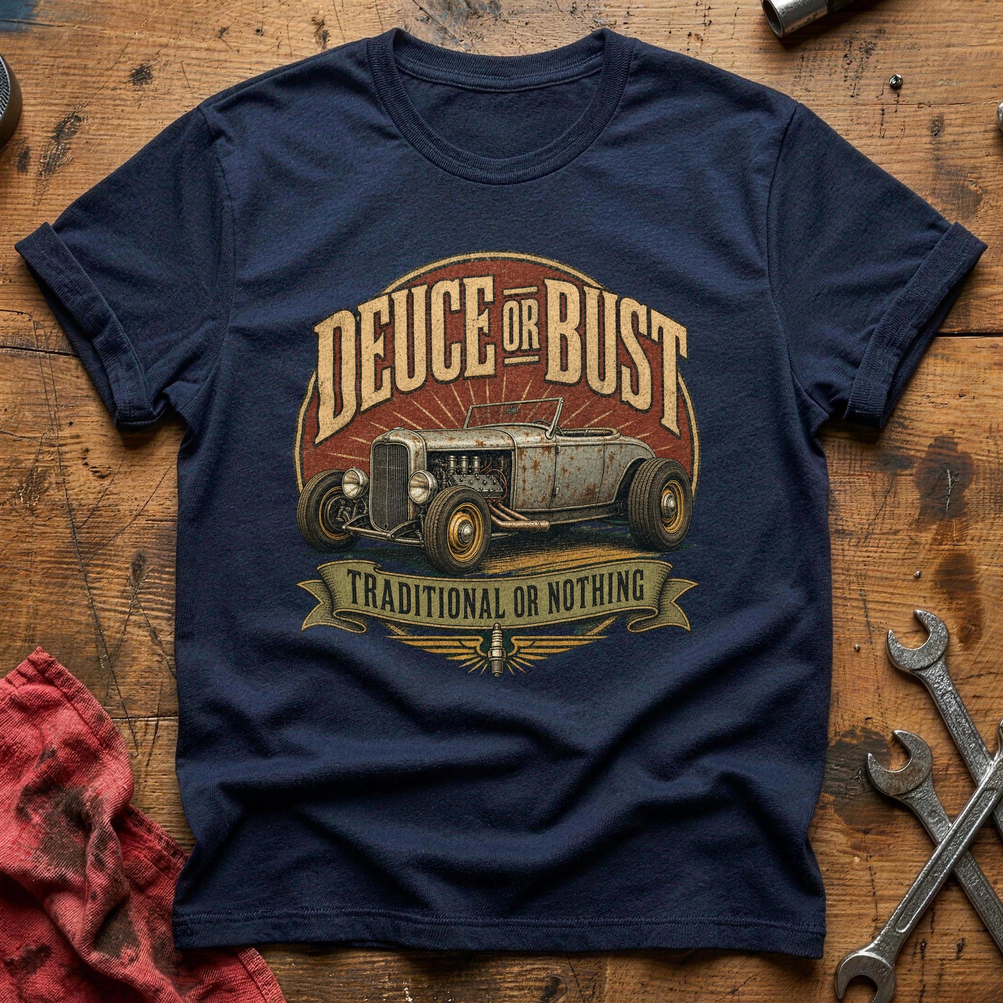 Deuce or Bust T-Shirt - Navy