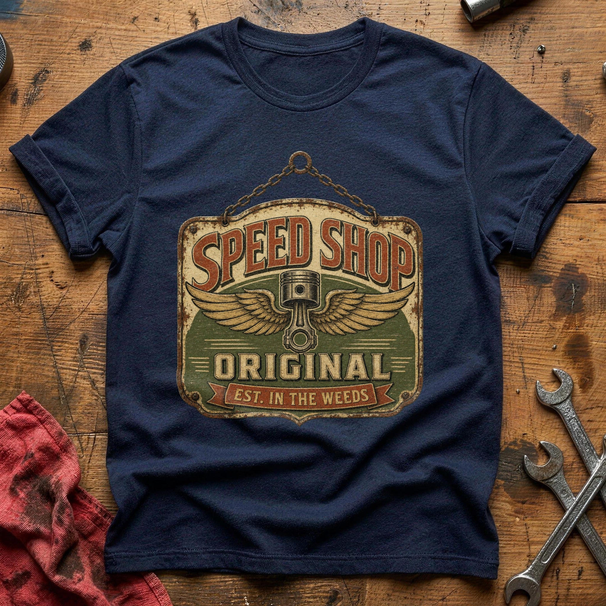 Speed Shop Original T-Shirt - Navy