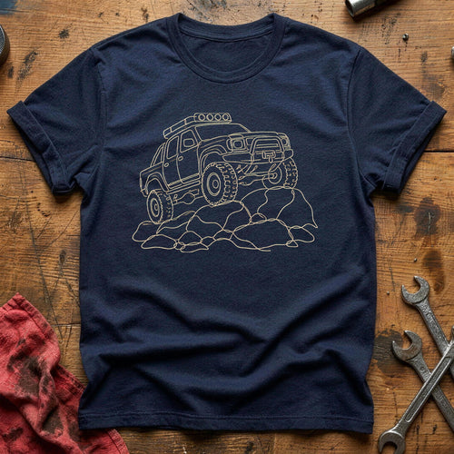 4x4 Rockcrawl 48 T-Shirt - Navy