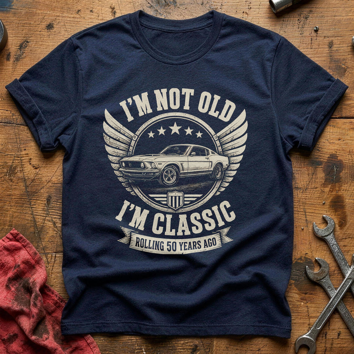 50 Im Classic T-Shirt - Navy