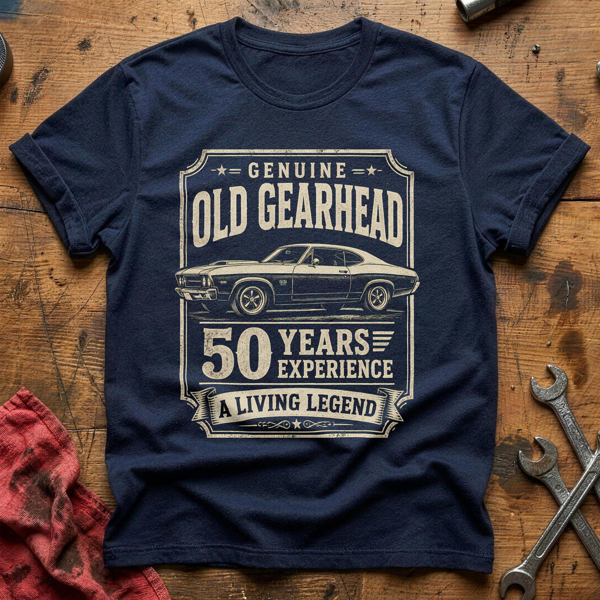 50 Living Legend T-Shirt - Navy