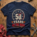 50 On The Road T-Shirt - Navy