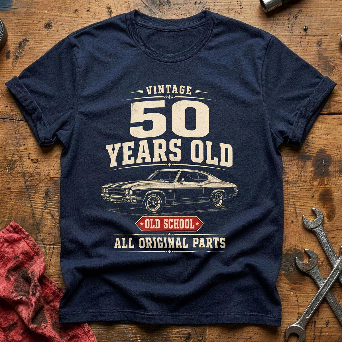50 Original Parts T-Shirt - Navy