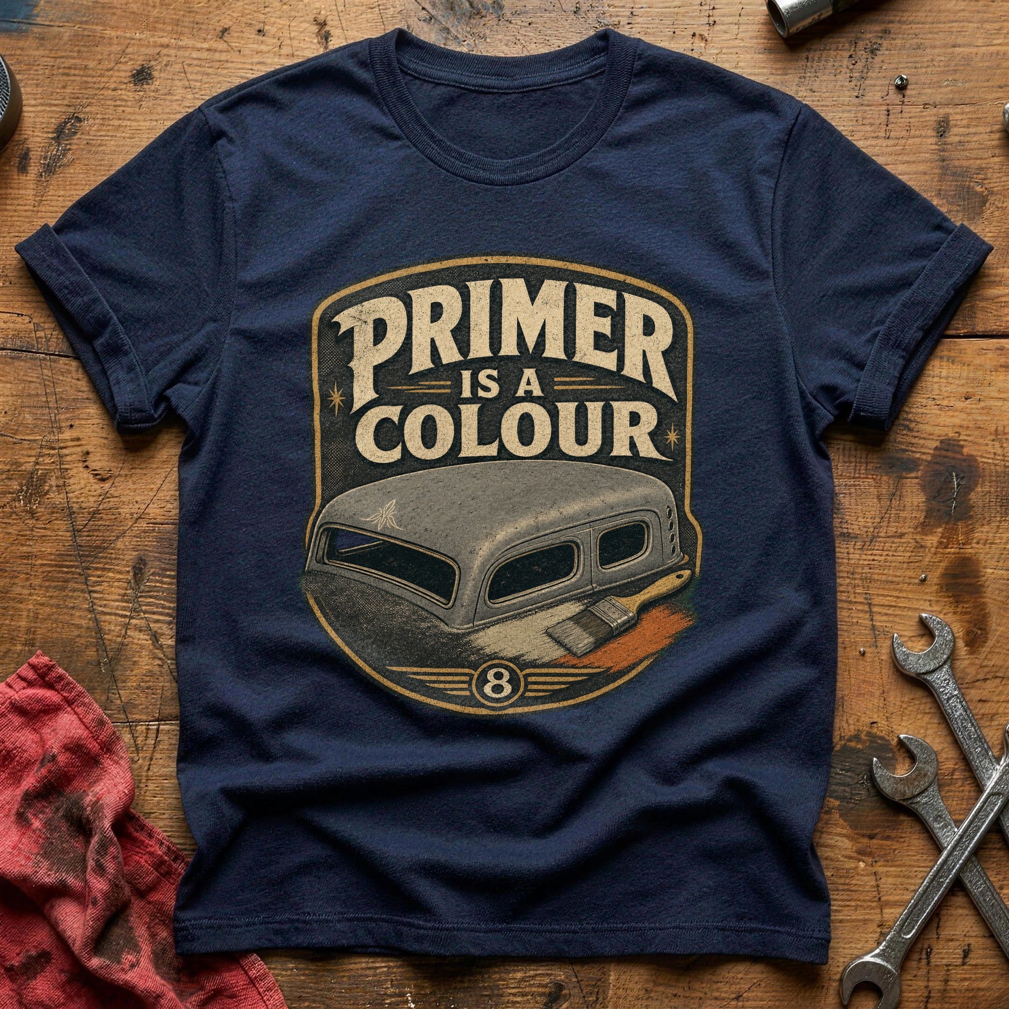 Primer is a Colour T-Shirt - Navy