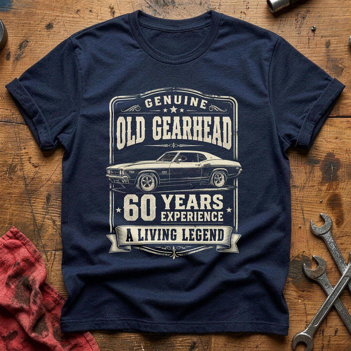 60 Living Legend T-Shirt - Navy