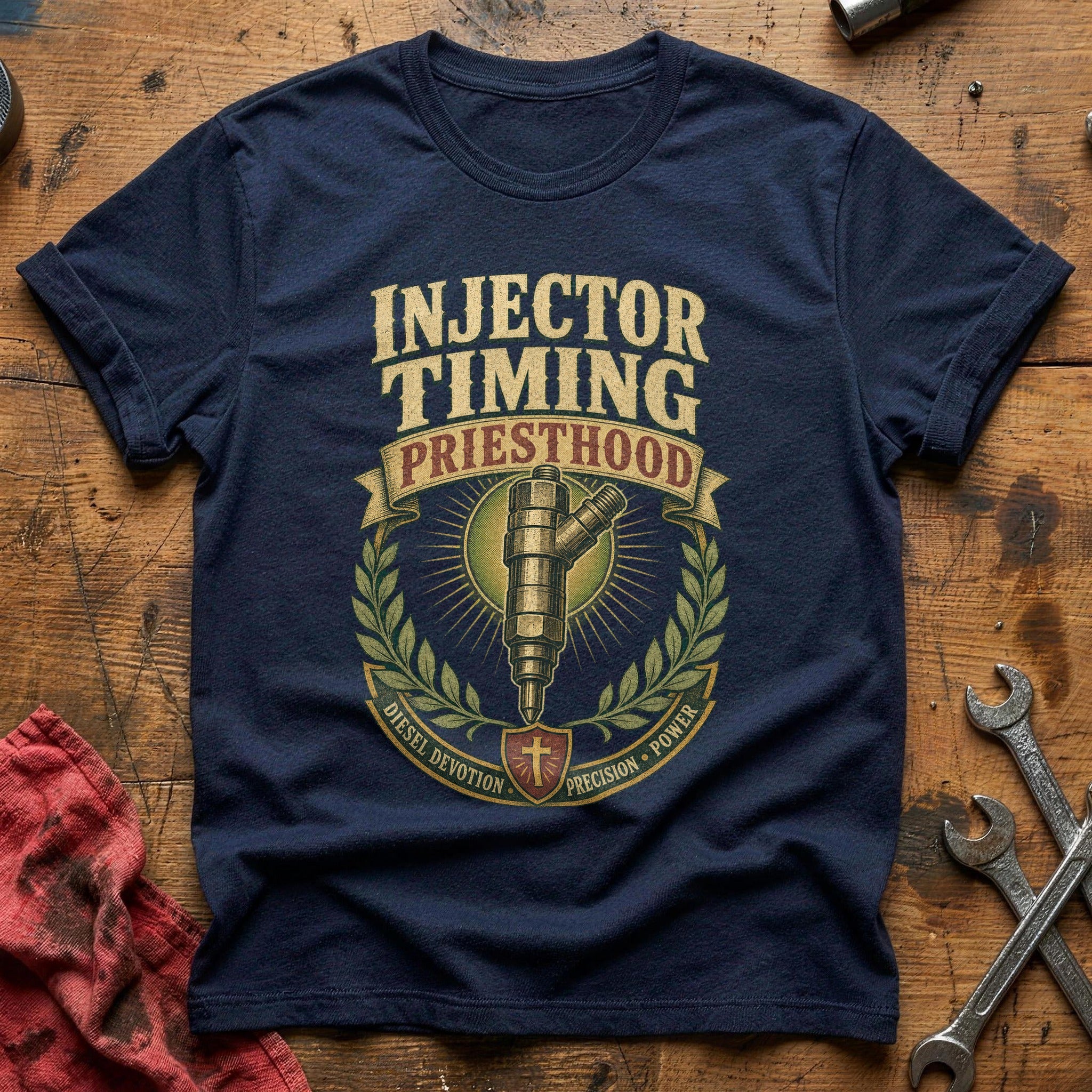 Injector Timing Priesthood T-Shirt - Navy