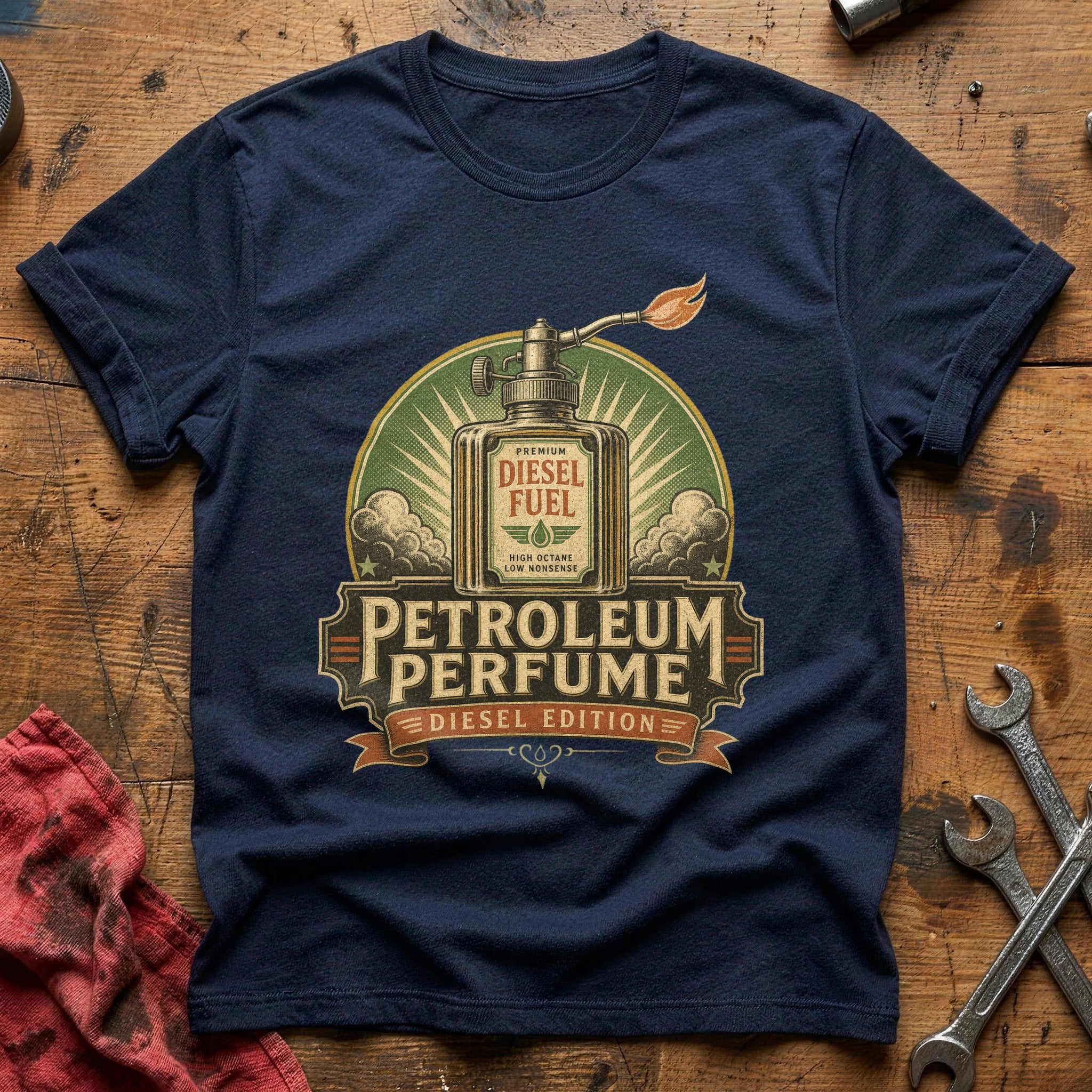 Petroleum Perfume T-Shirt - Navy