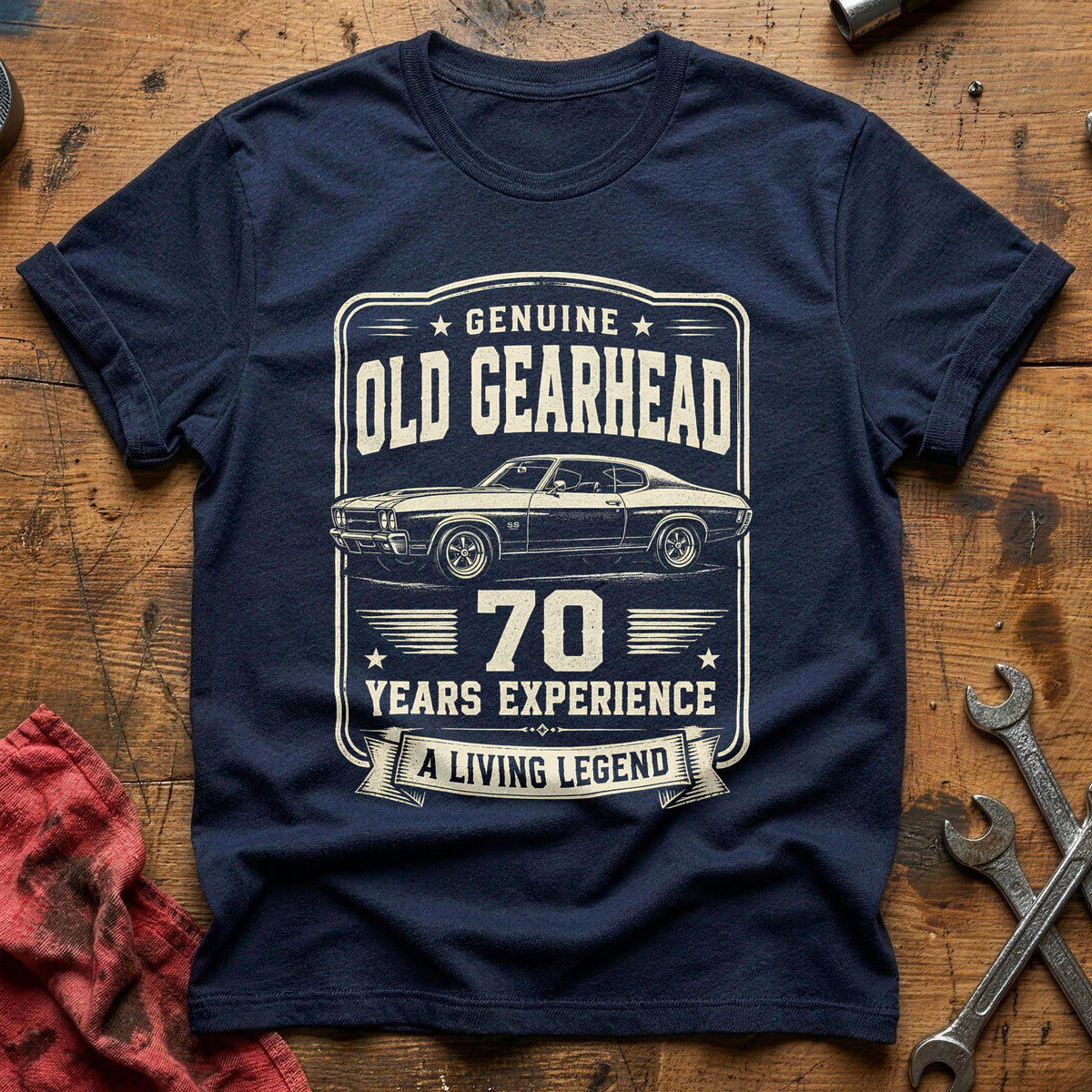 70 Living Legend T-Shirt - Navy