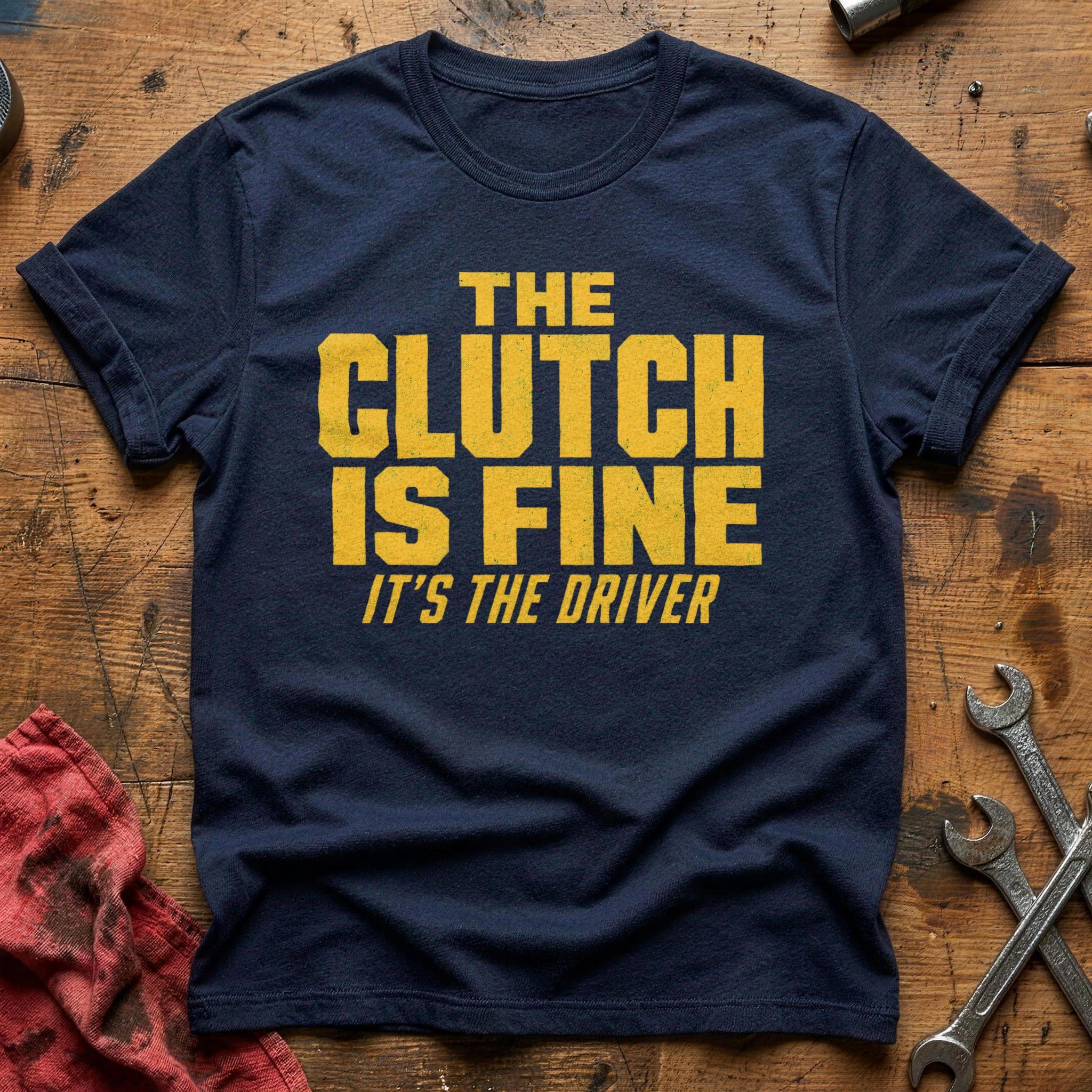 The Clutch is Fine T-Shirt - Navy