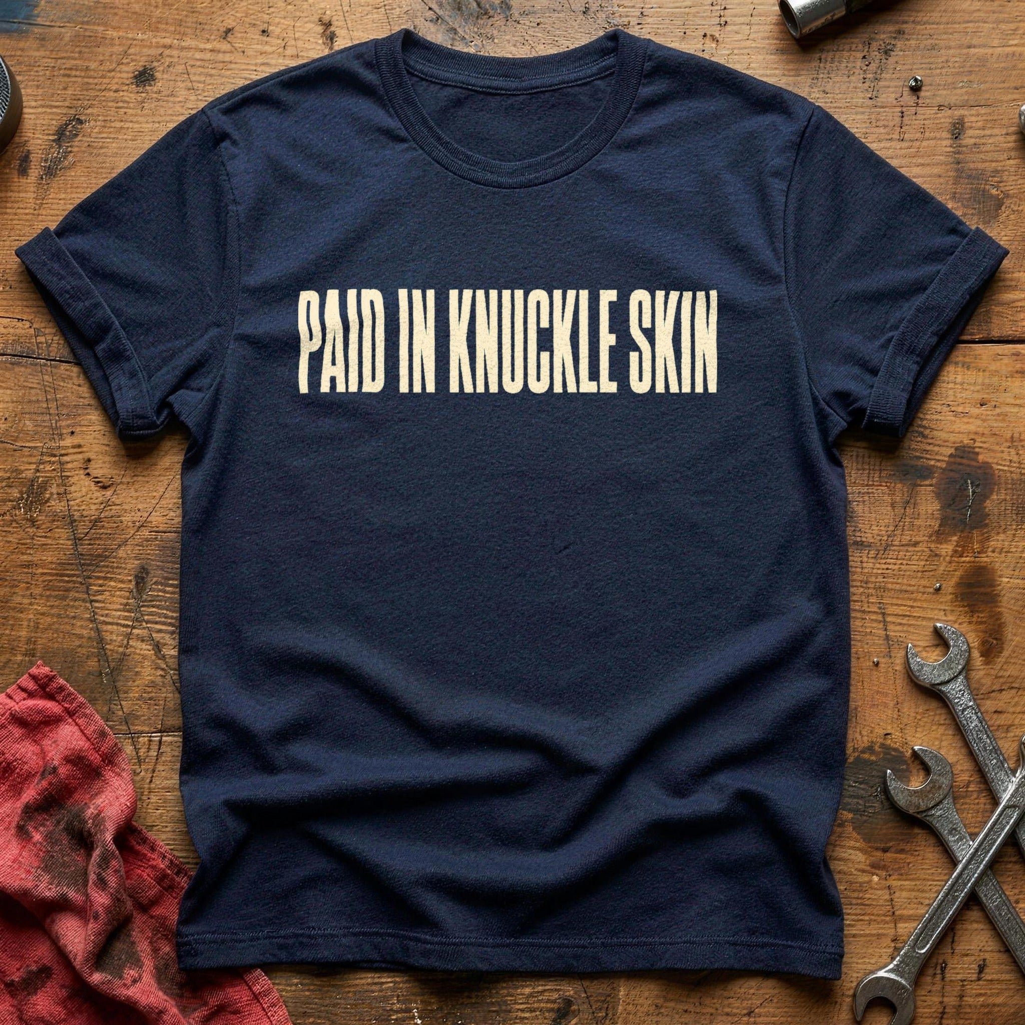 Paid in Knuckle Skin T-Shirt - Navy