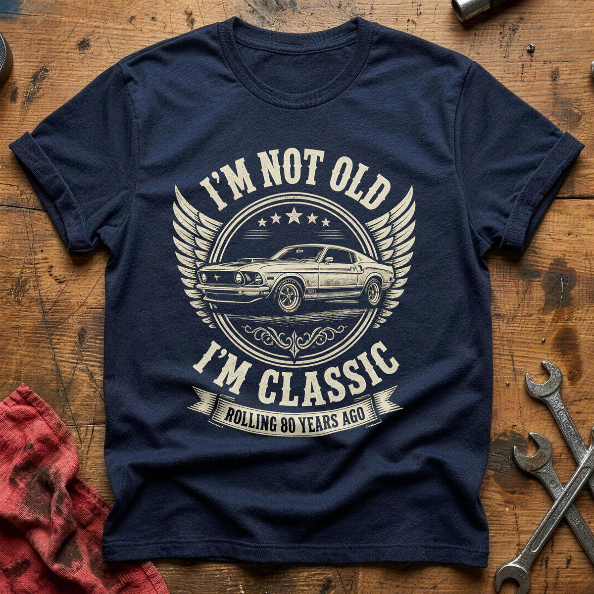 80 Im Classic T-Shirt - Navy