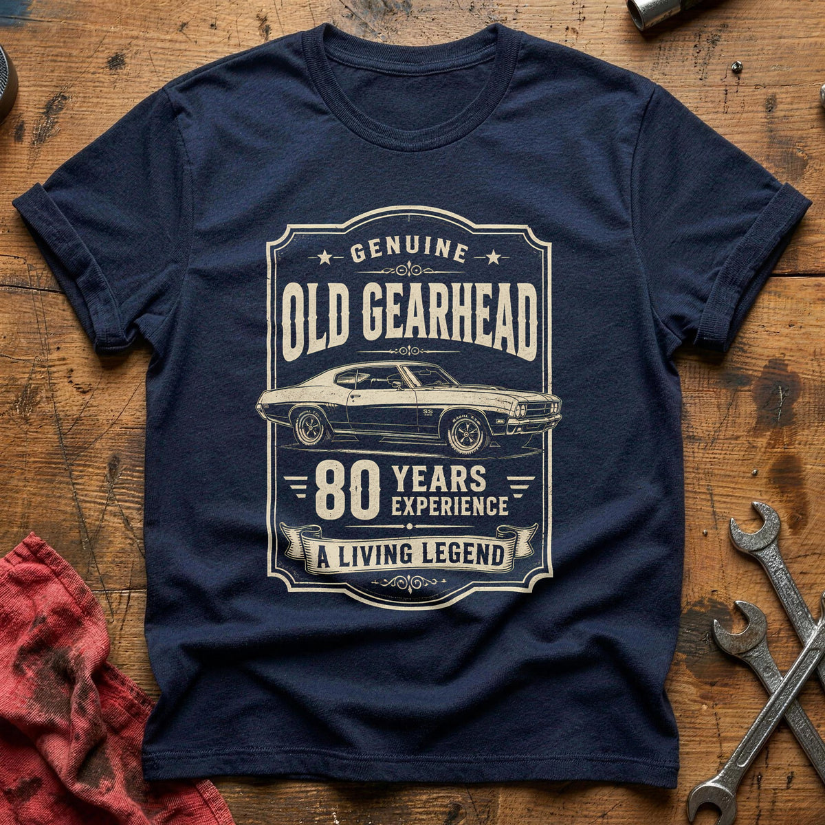80 Living Legend T-Shirt - Navy