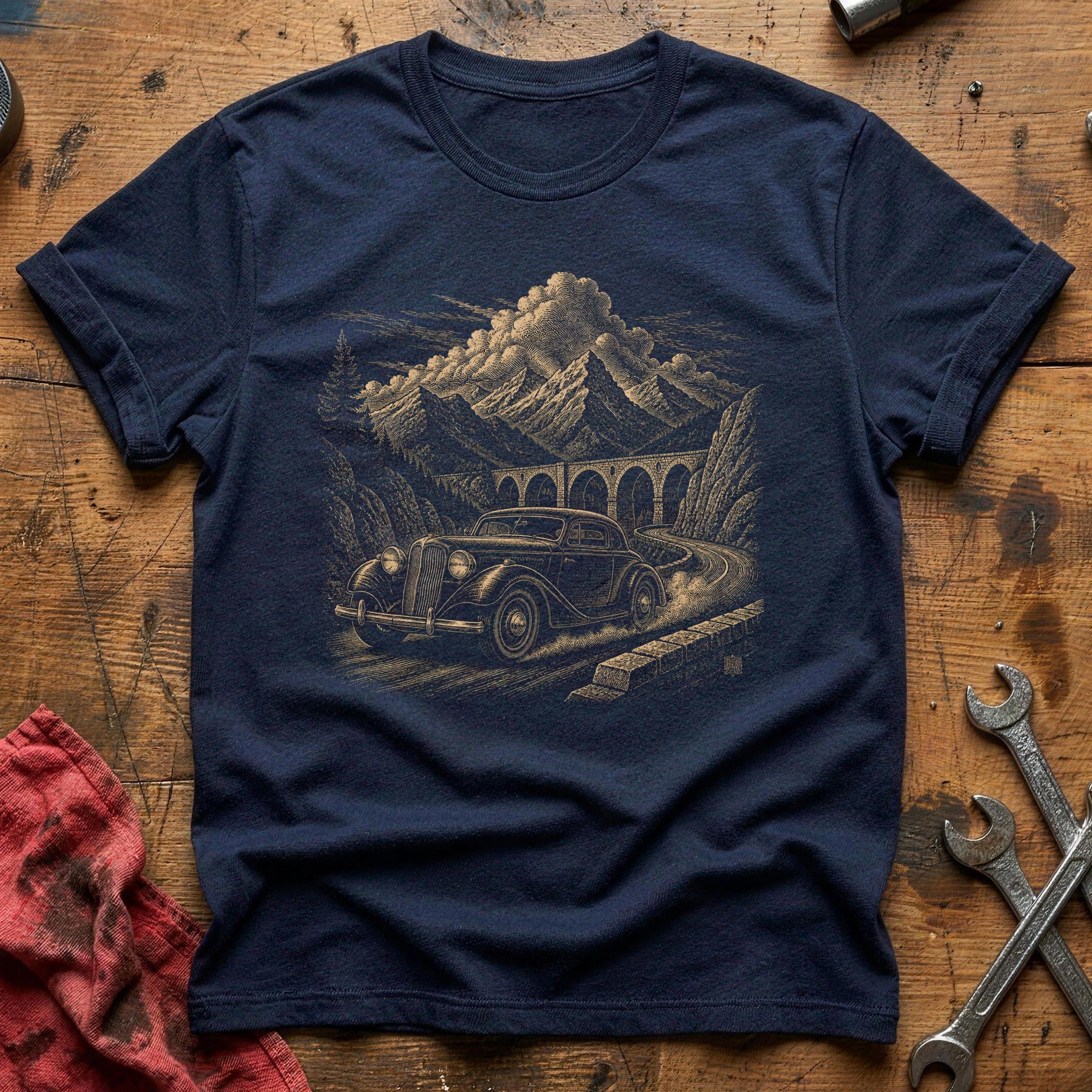 Alpine Coupe Run T-Shirt - Navy