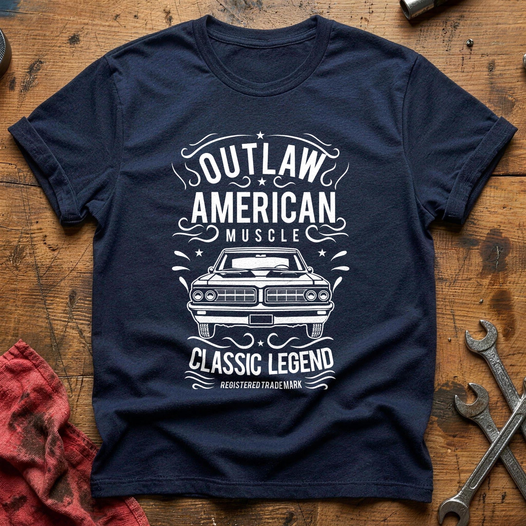 American muscle T-Shirt - Navy