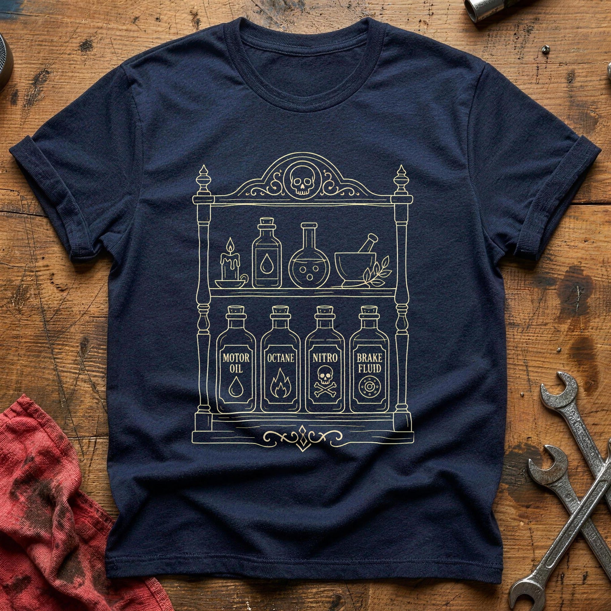 Apothecary Fluids 41 T-Shirt - Navy