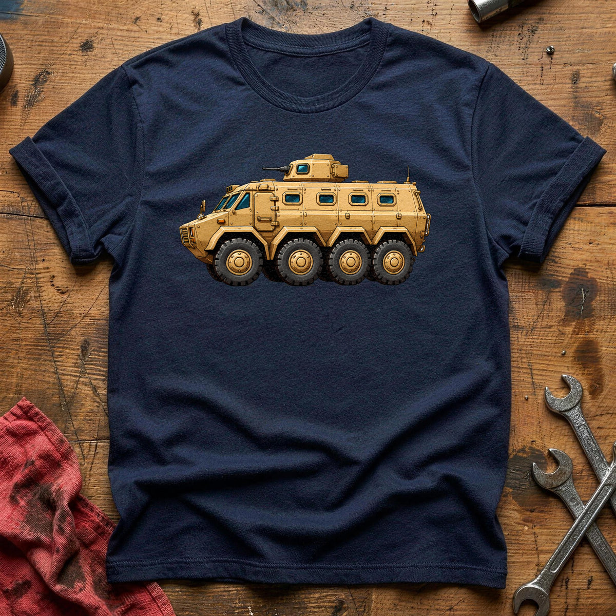 Armoured Personnel Carrier 11 T-Shirt - Navy
