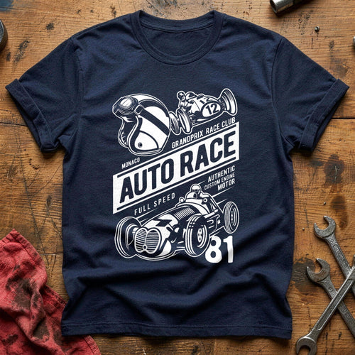 Auto race T-Shirt - Navy