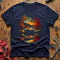 Autumn Lake Hotrod 17 T-Shirt - Navy