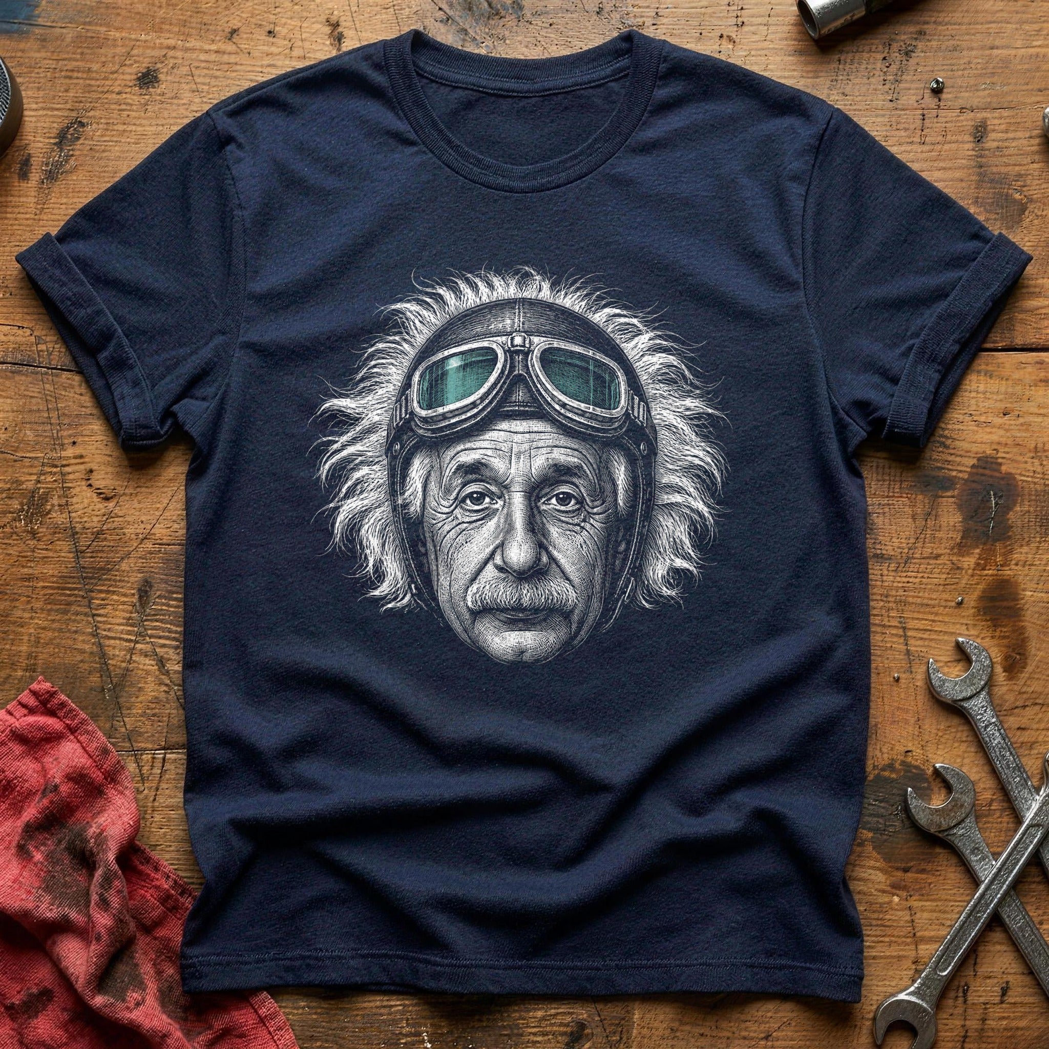 Aviator Philosopher T-Shirt - Navy