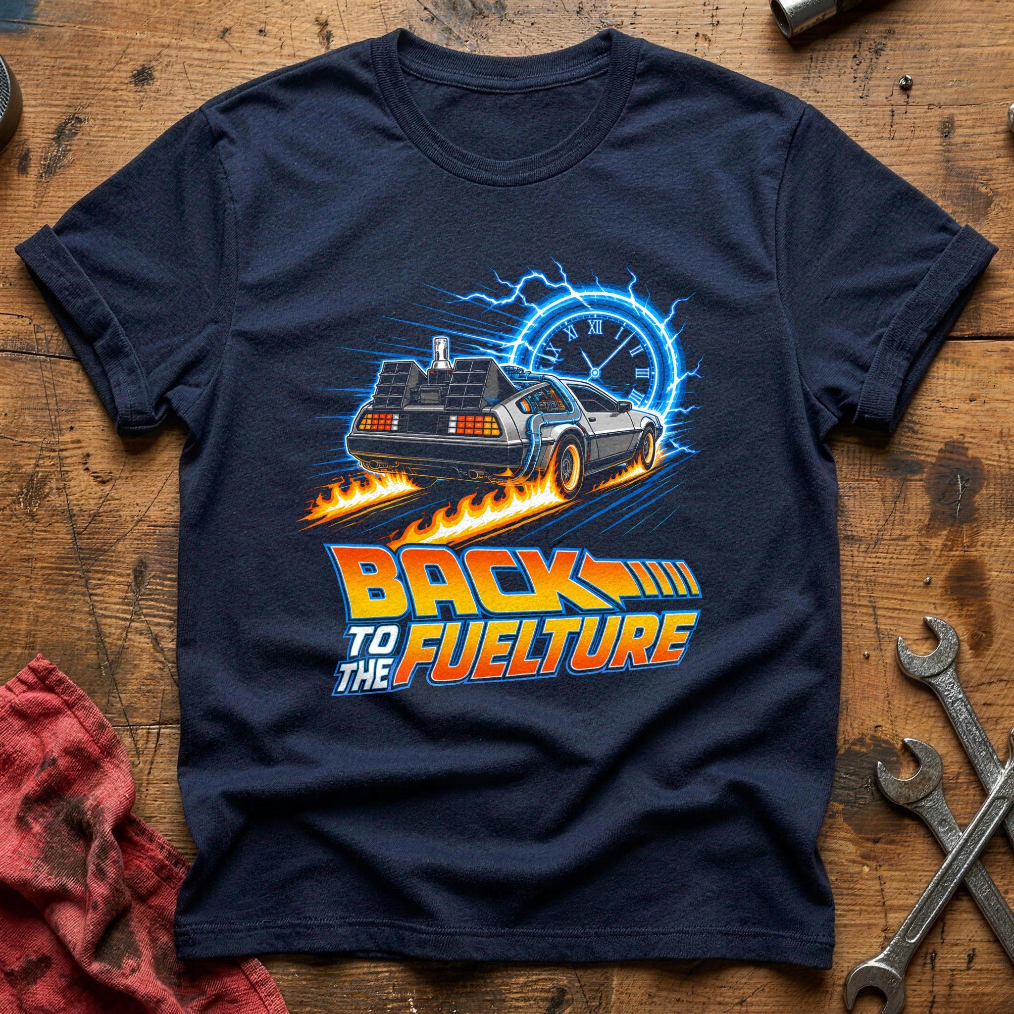 Back To The Fuelture 56 T-Shirt - Navy