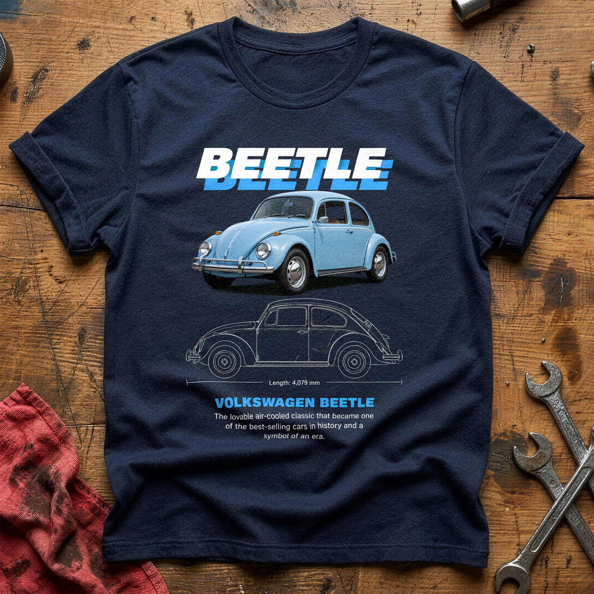 Beetle 49 T-Shirt - Navy