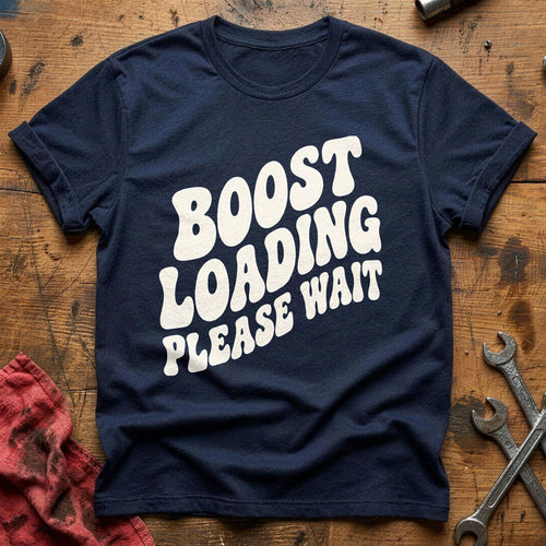 Boost Loading Please Wait 67 T-Shirt - Navy
