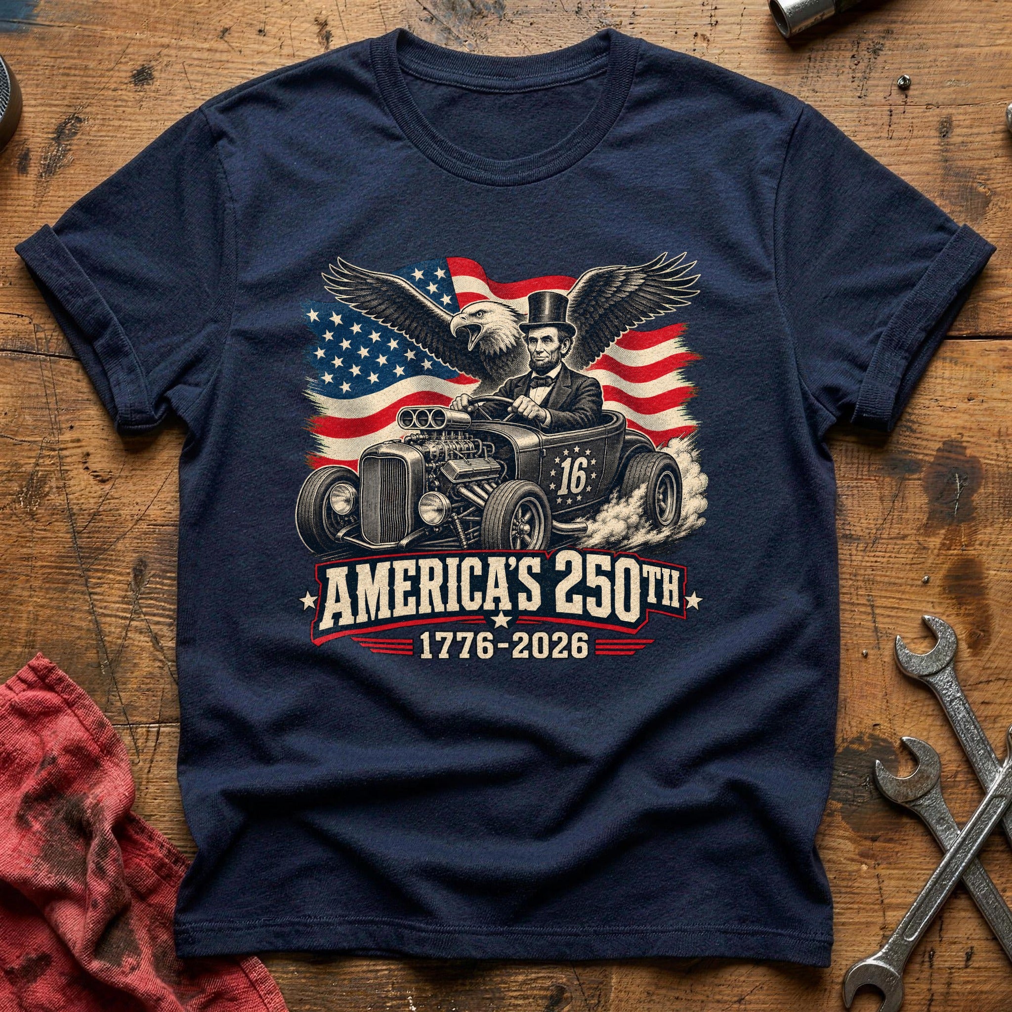 Born to Run T-Shirt - Navy