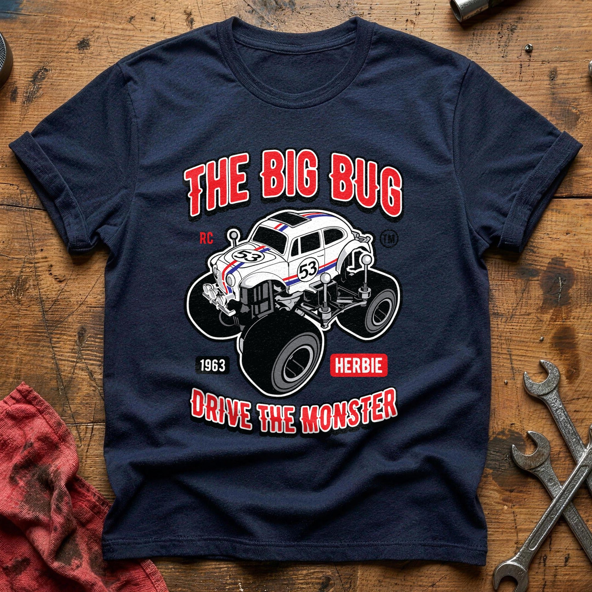 Bug monster truck T-Shirt - Navy