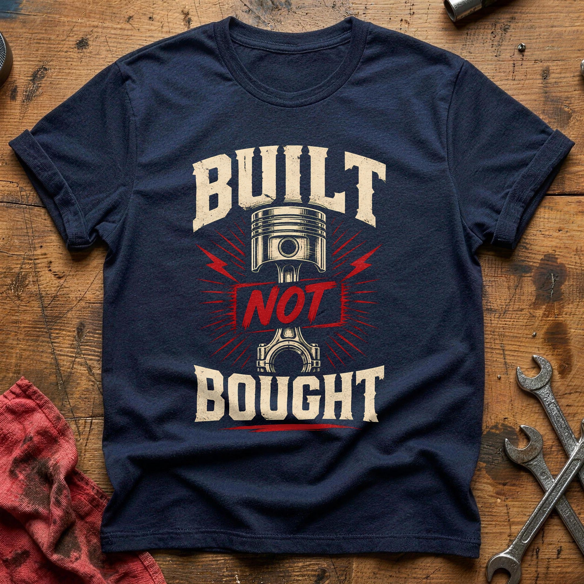 Built Not Boosted T-Shirt - Navy