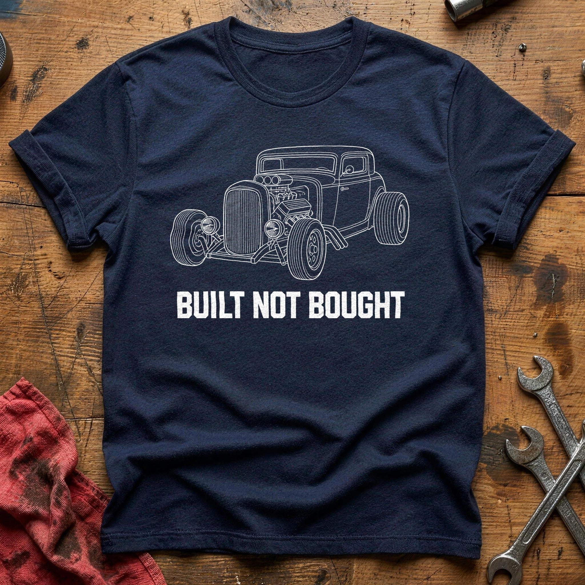 Built Not Bought 39 T-Shirt - Navy