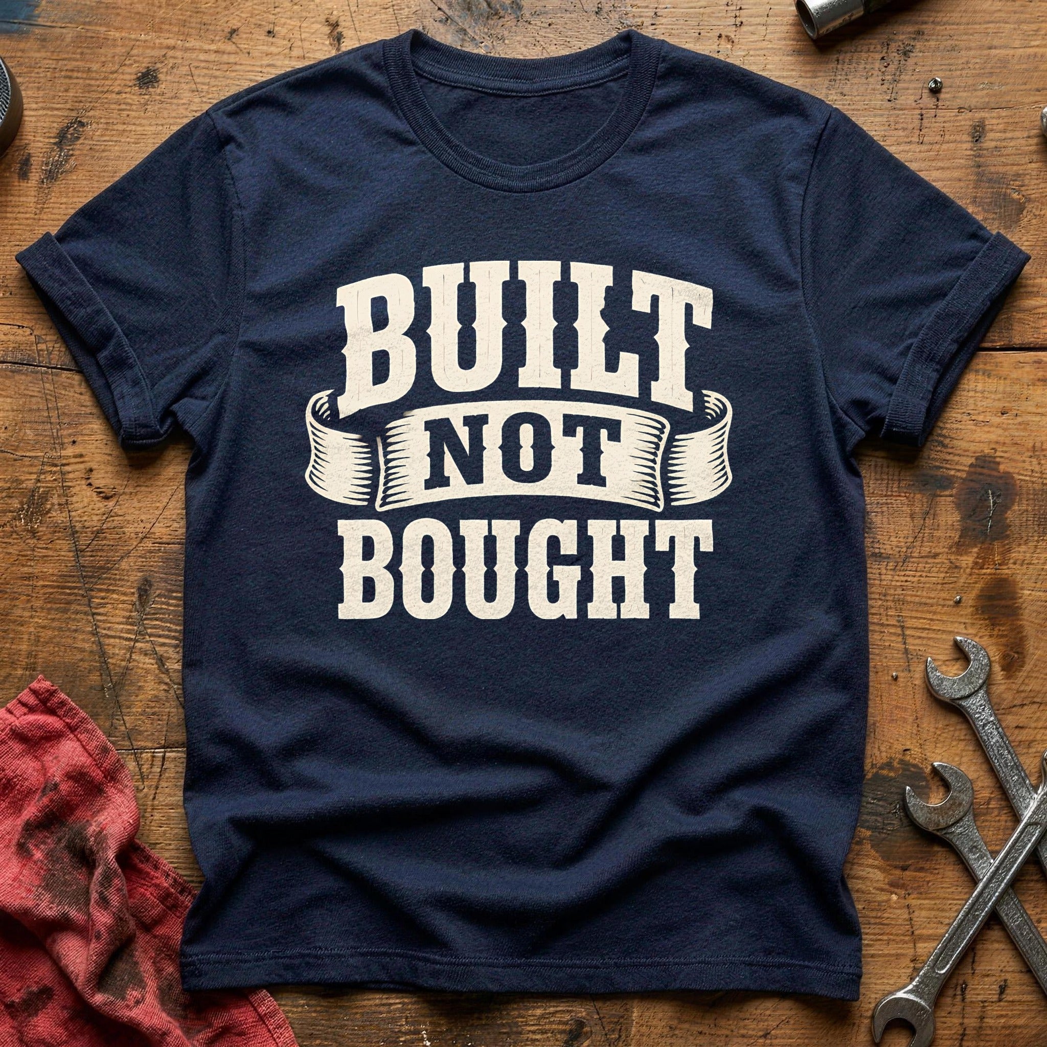 Built Not Bought 45 T-Shirt - Navy