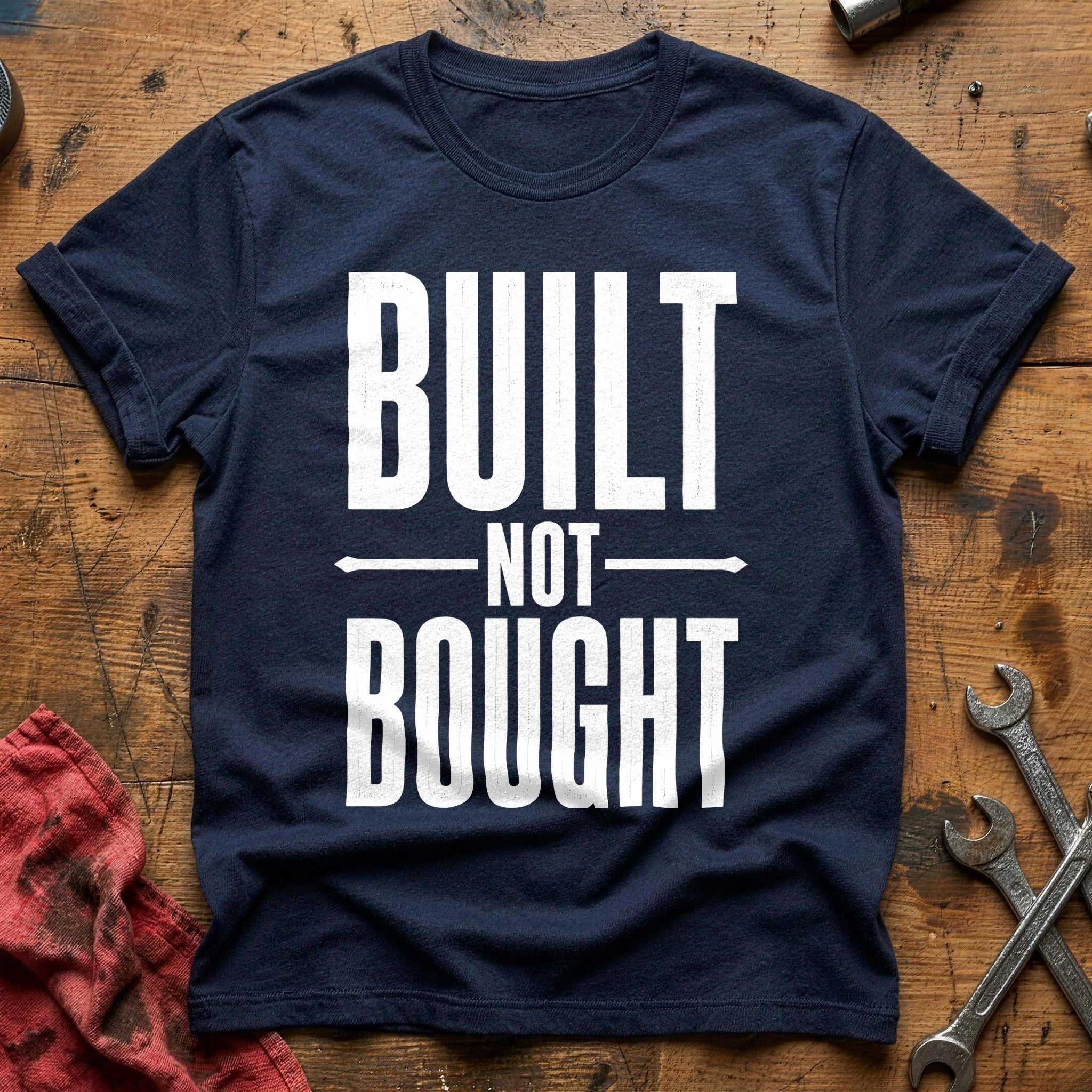 Built Not Bought 46 T-Shirt - Navy