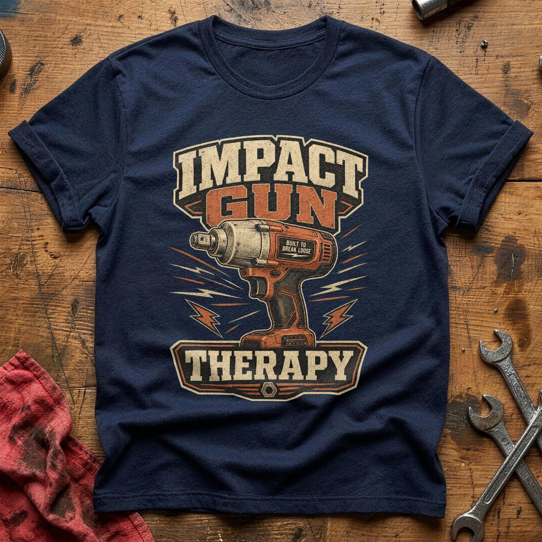 Built to Break Loose T-Shirt - Navy