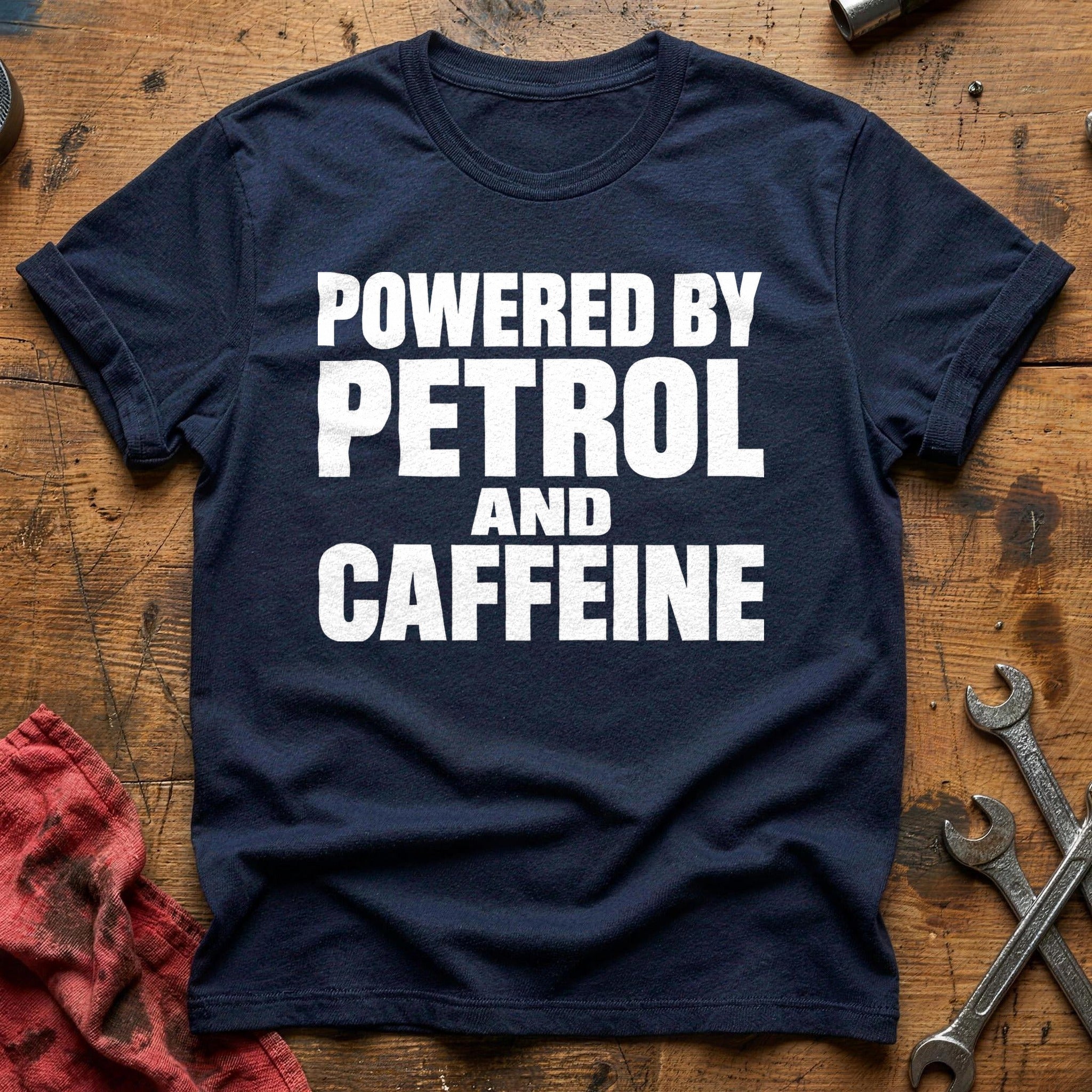 Caffeine Fueled T-Shirt - Navy