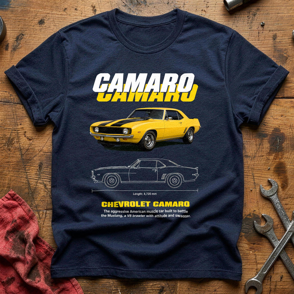 Camaro 35 T-Shirt - Navy