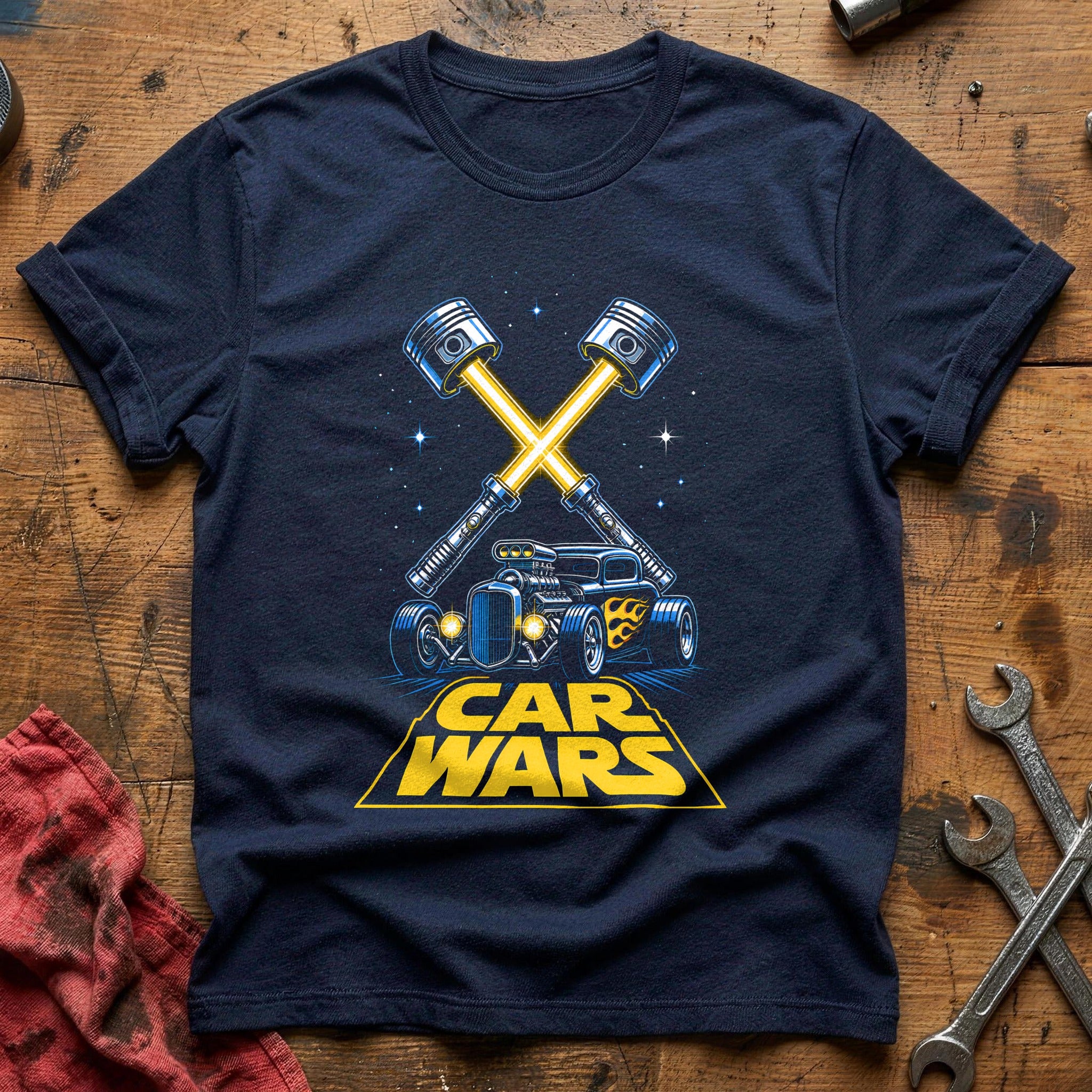 Car Wars 19 T-Shirt - Navy