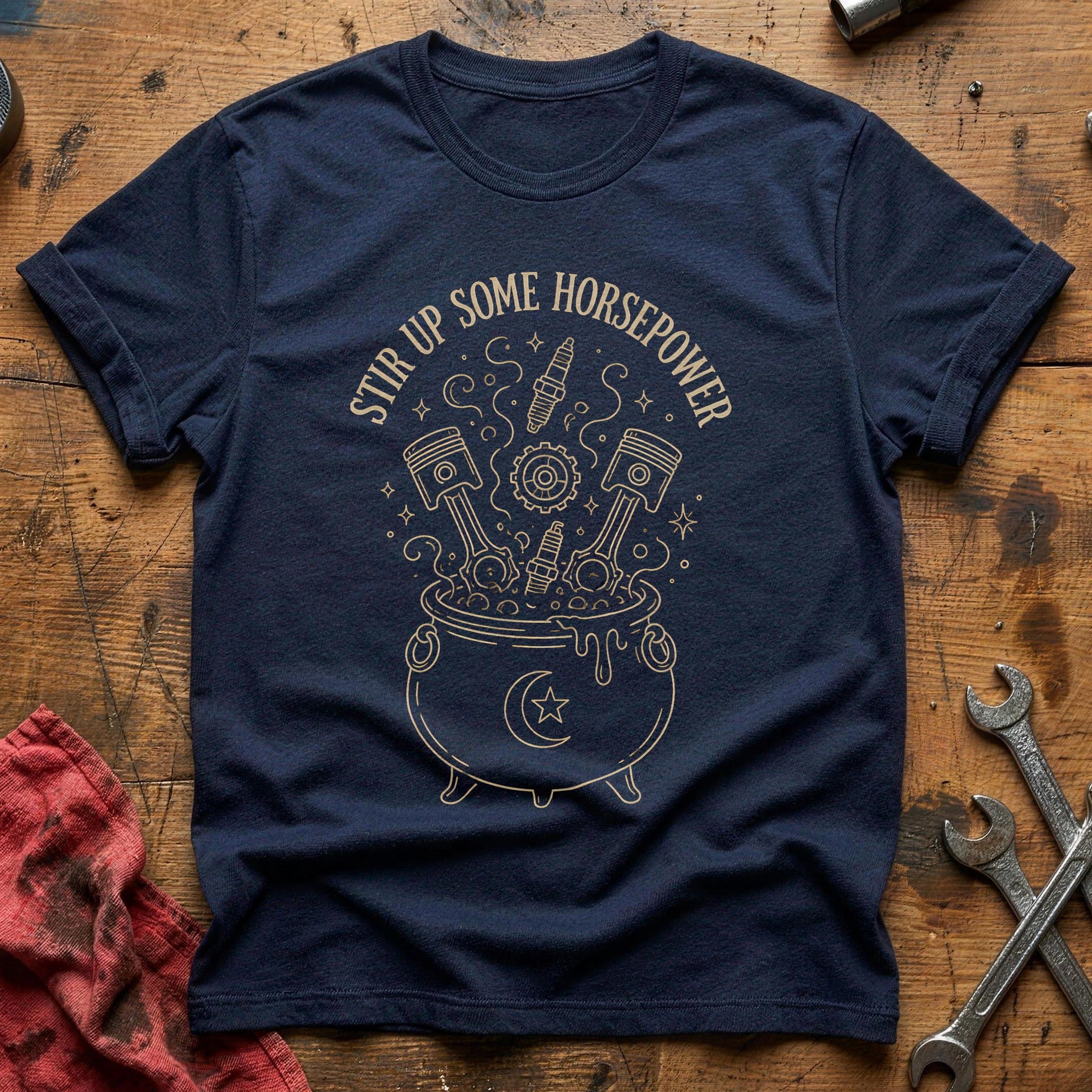 Cauldron Horsepower 85 T-Shirt - Navy