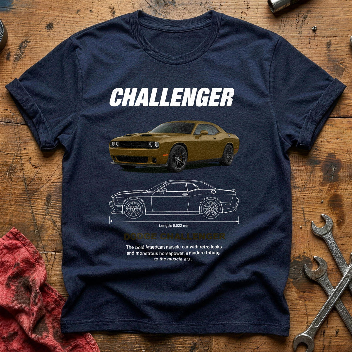 Challenger 65 T-Shirt - Navy