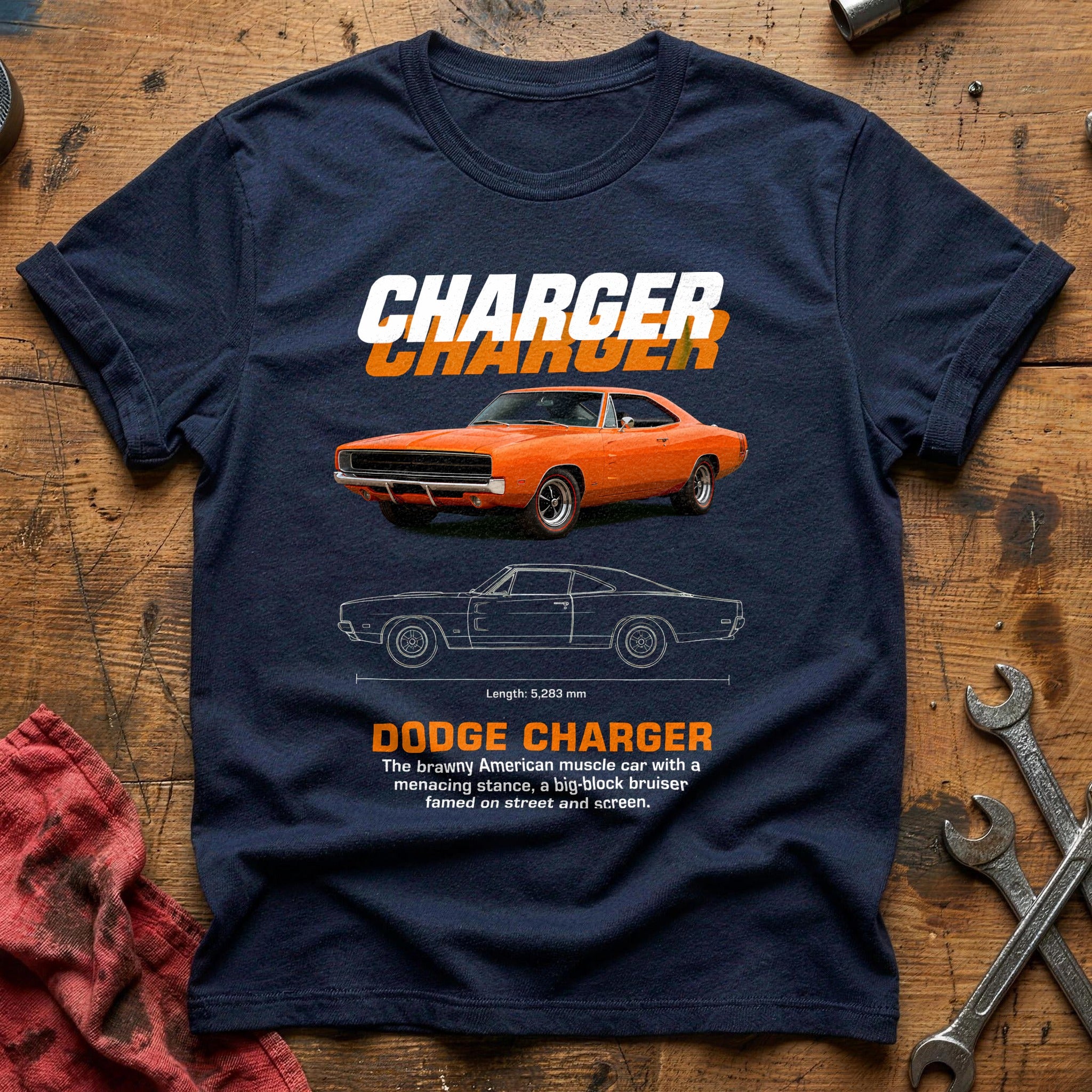Charger 98 T-Shirt - Navy