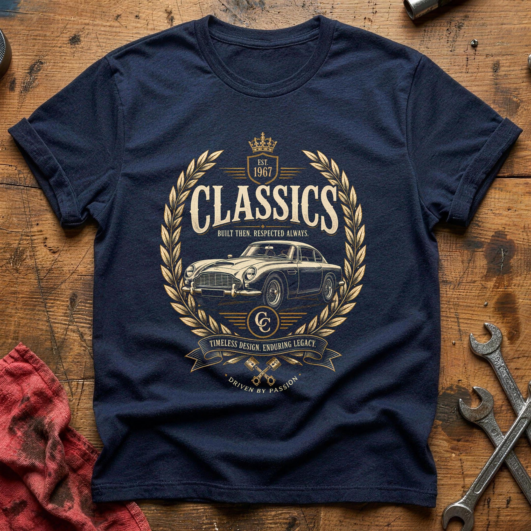 Classics Heritage 69 T-Shirt - Navy