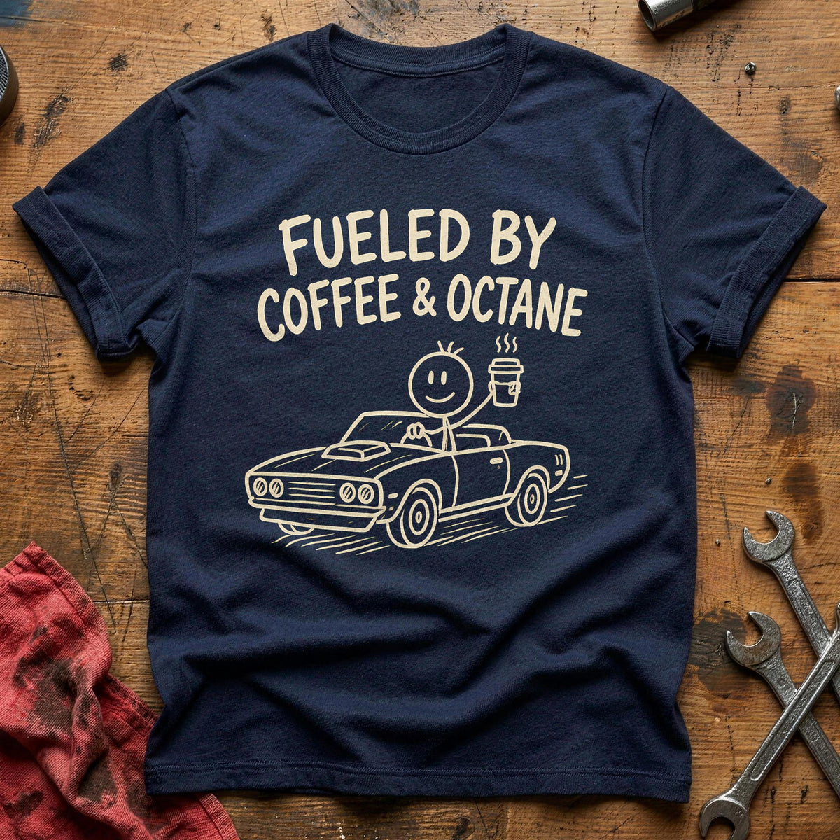 Coffee Octane 88 T-Shirt - Navy