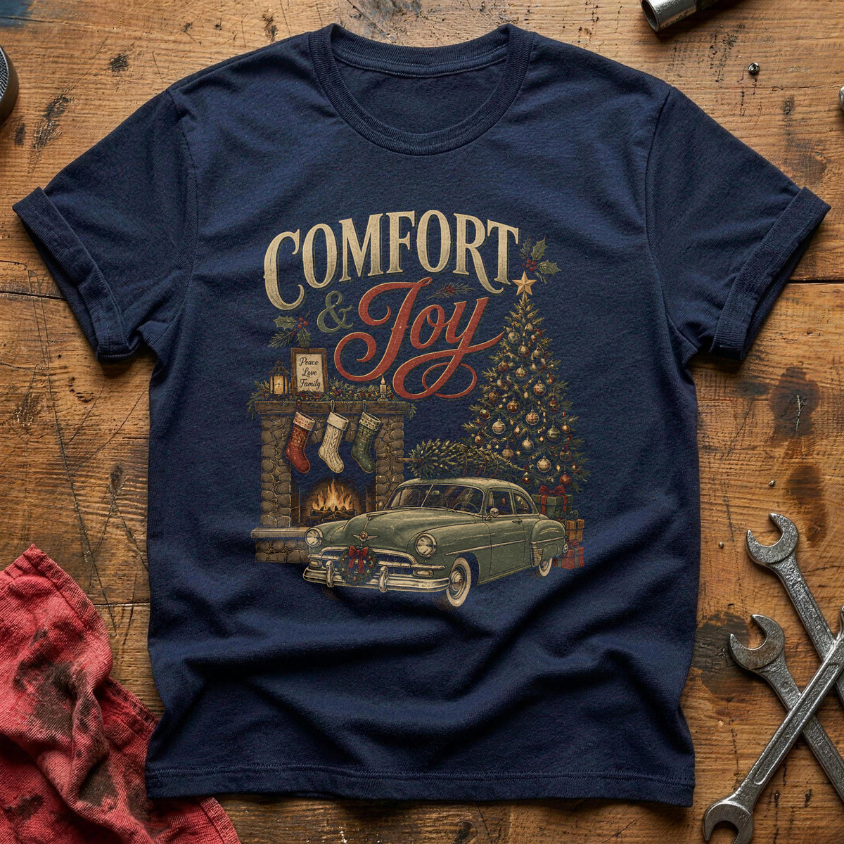 Comfort And Joy 82 T-Shirt - Navy