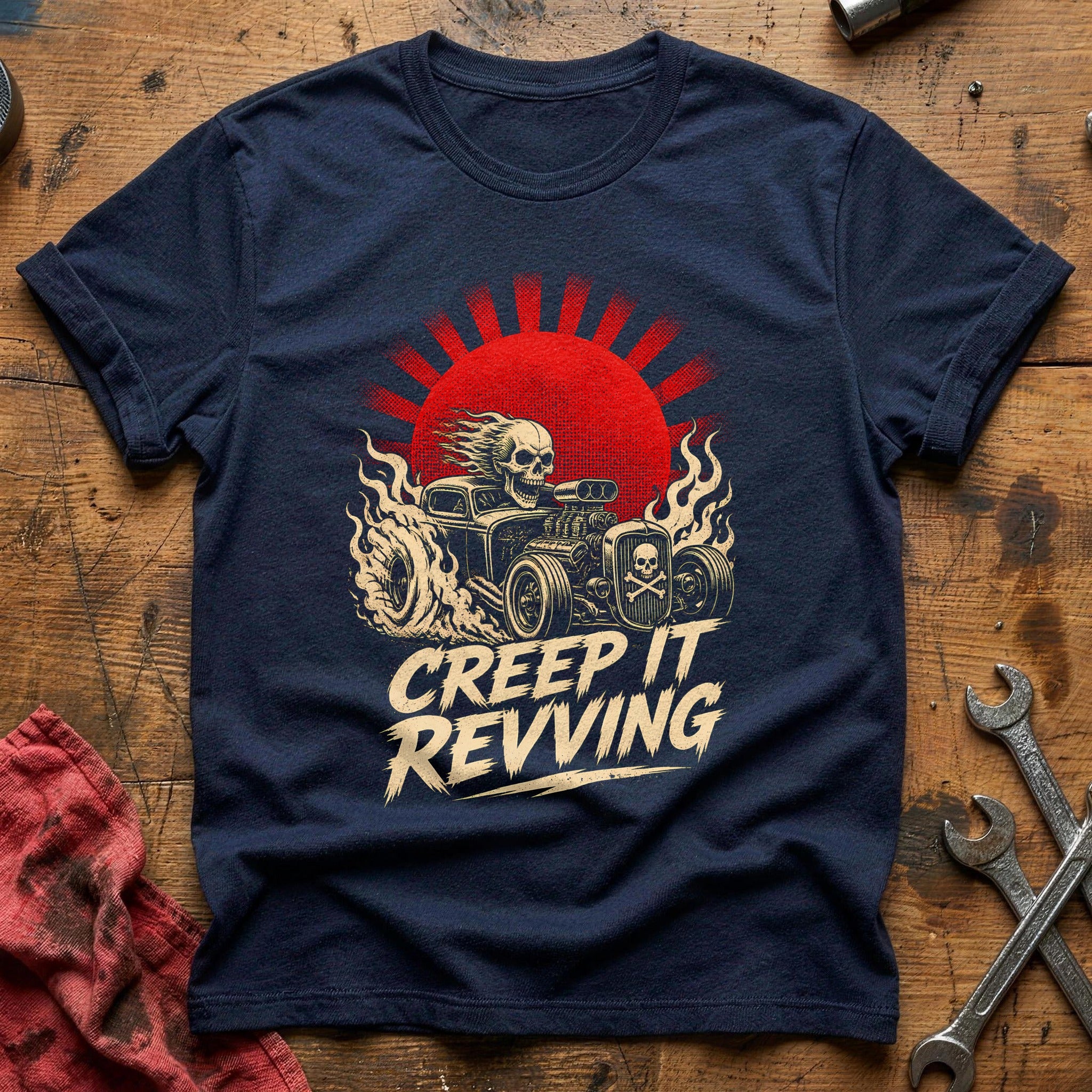 Creep It Revving 87 T-Shirt - Navy