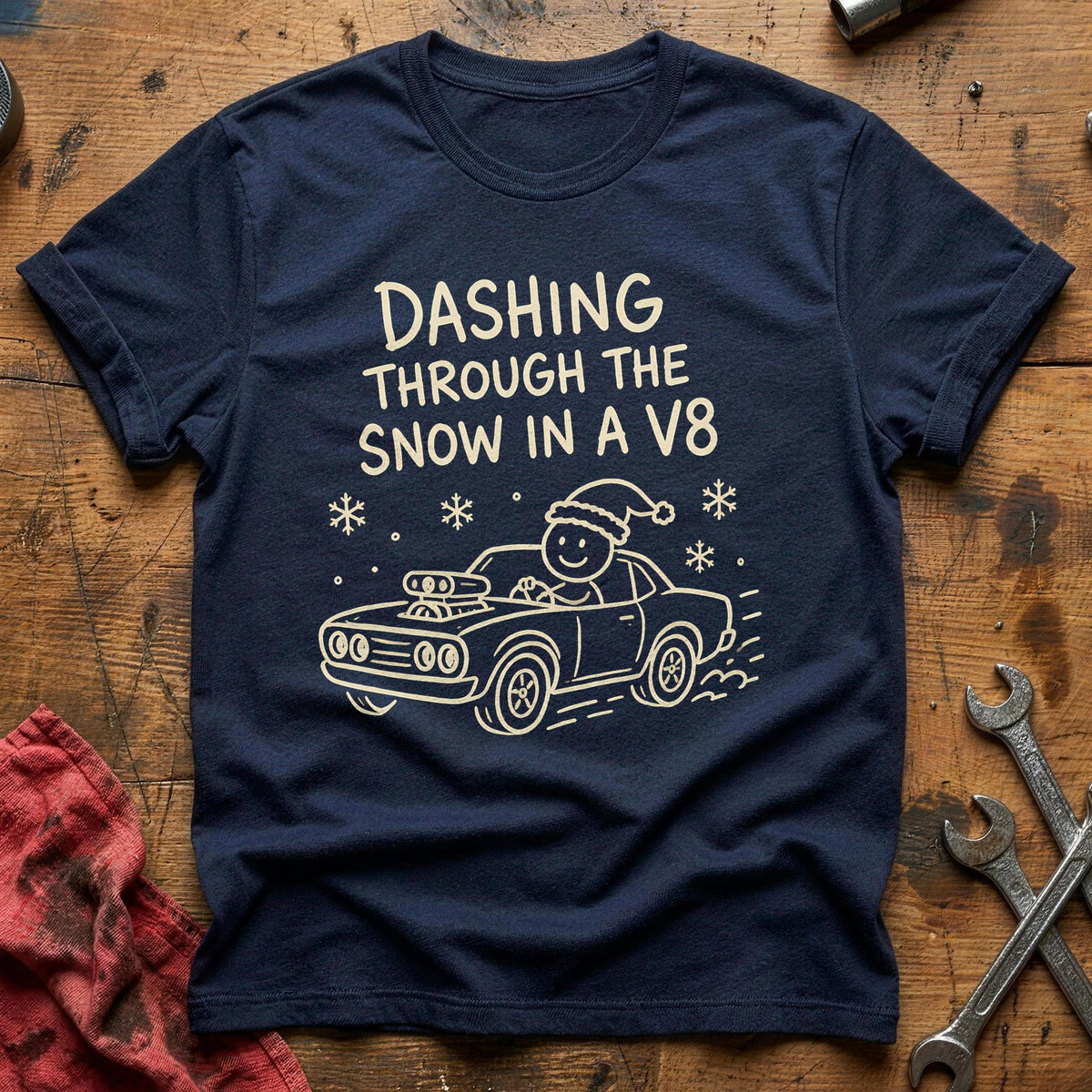 Dashing V8 18 T-Shirt - Navy