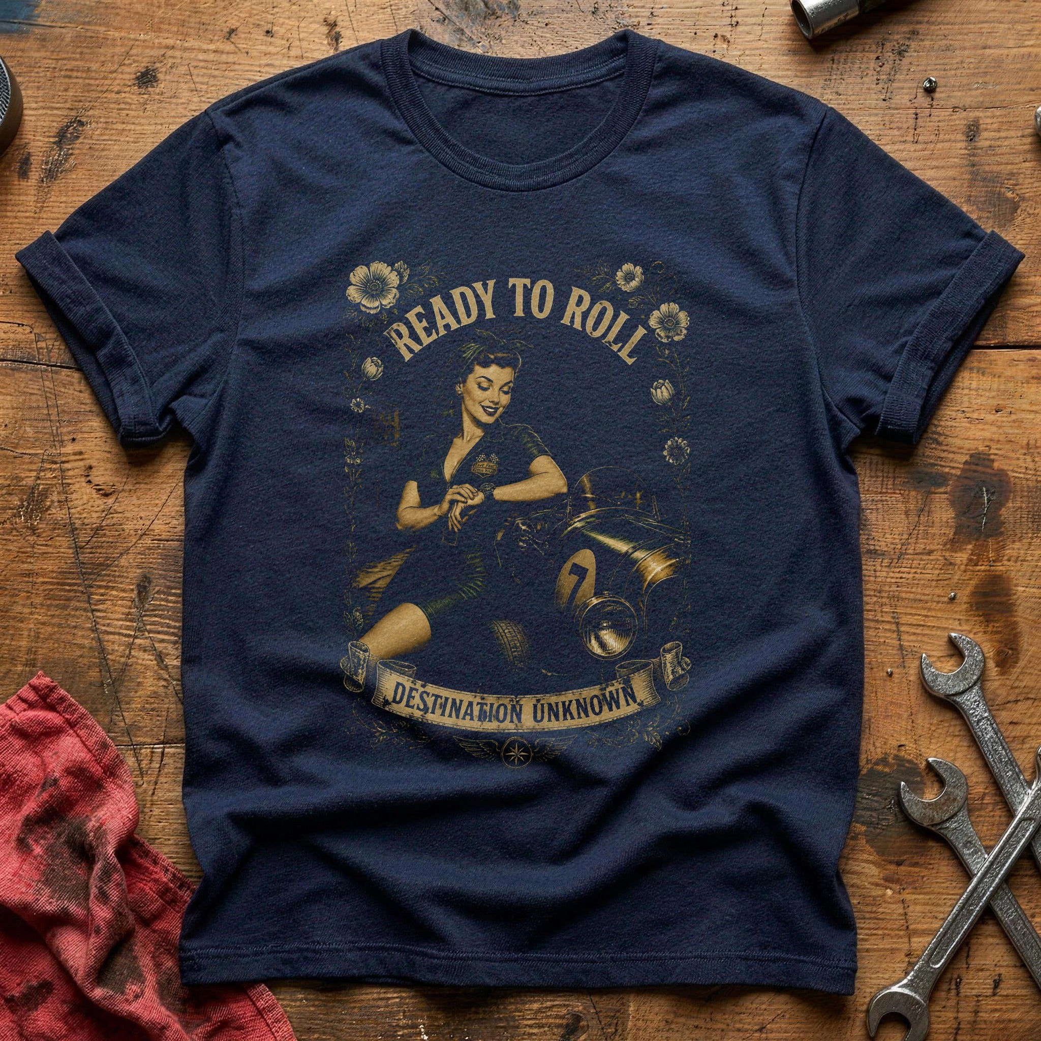 Destination Unknown T-Shirt - Navy