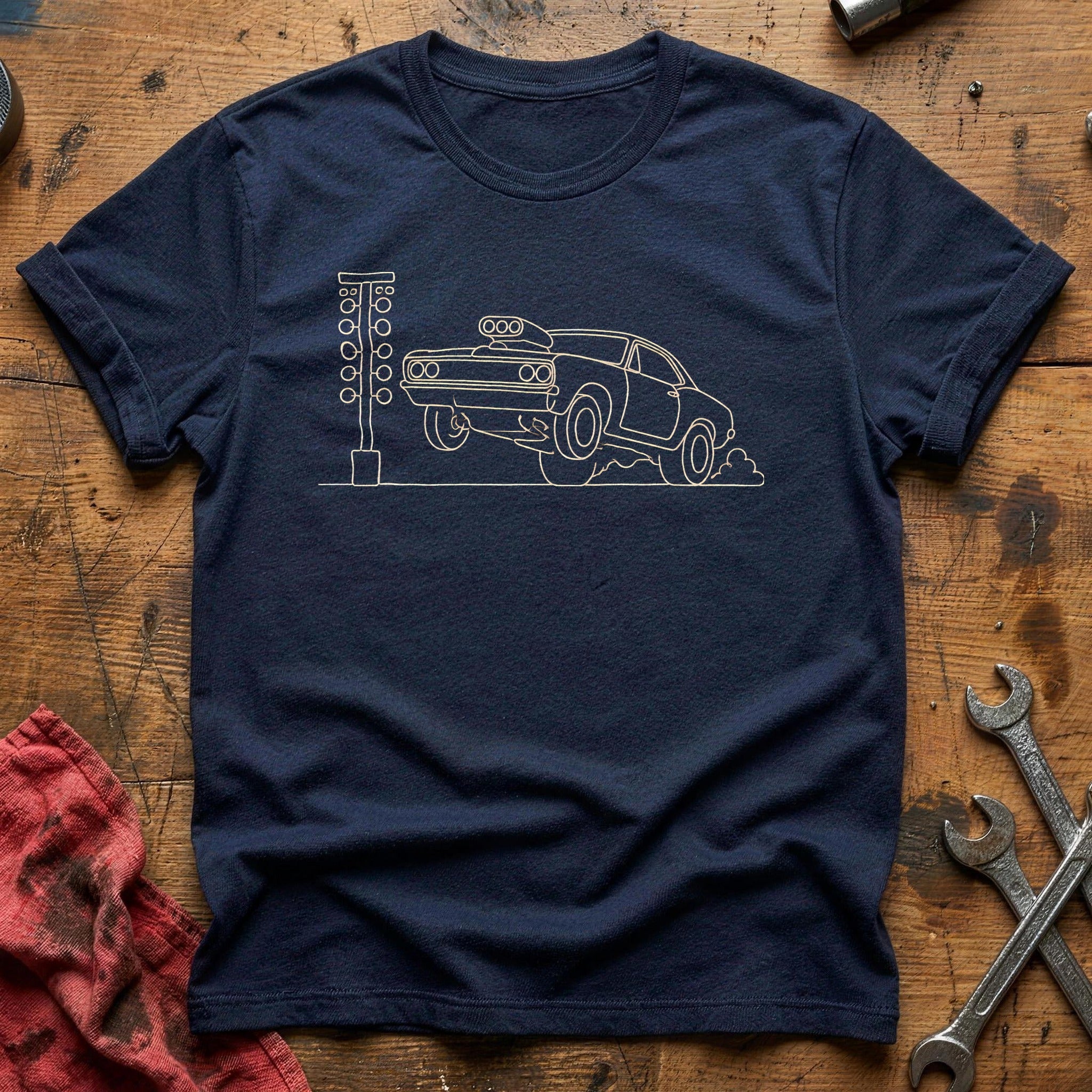 Dragcar Launch 34 T-Shirt - Navy